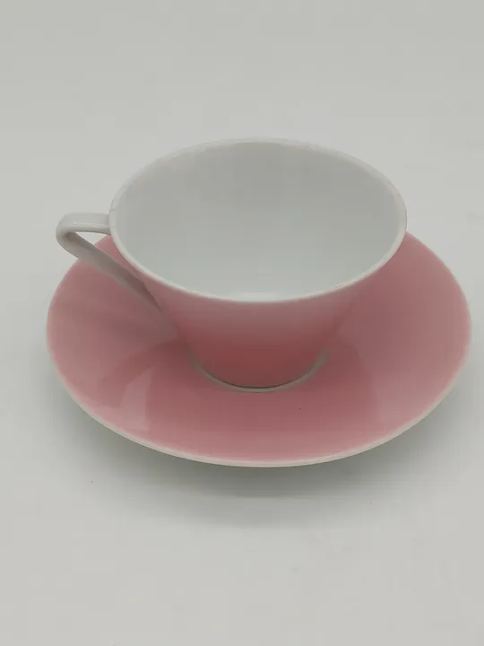 Lilien Porzellan Kaffeetasse DAISY 18 - rosa - Bild 1