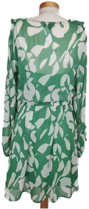 C&A Damen Boho Kleid grün/weiß gemustert - M/38 - Bild 2