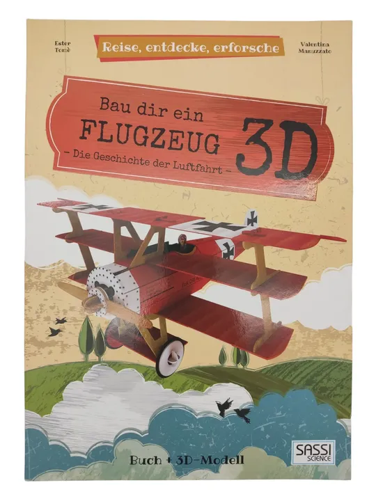 Bau dir ein Flugzeug 3D – Buch und 3D-Modell - Bild 1