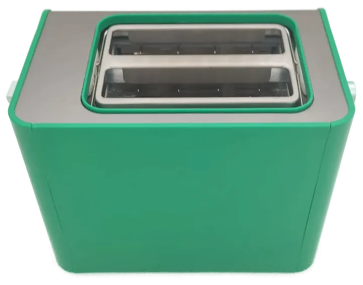 Simpex Colors Design-Toaster (2-Scheiben, grün/silber) - Bild 1