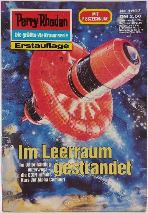  Romanheft Perry Rhodan Erstauflage Nr.1607 - Bild 1