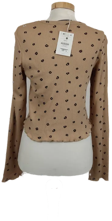 Bershka Damen Shirt Beige Gr. M - Bild 2