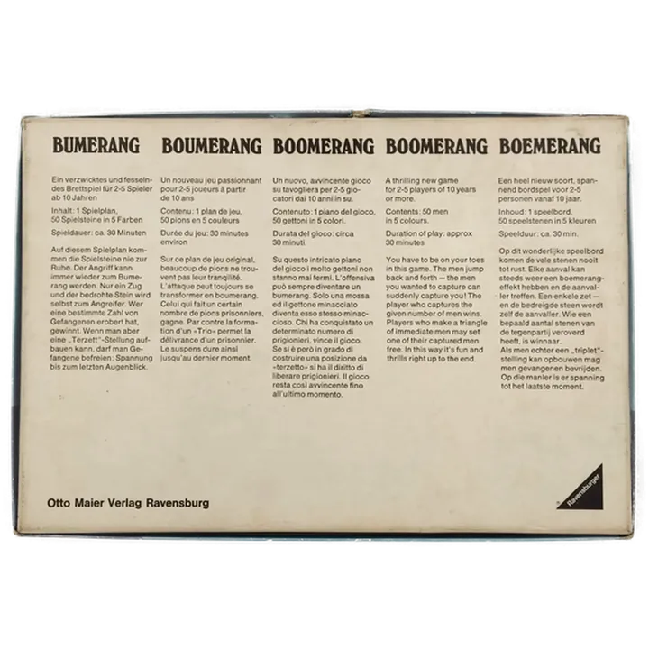 Ravensburger Bumerang Brettspiel 1976 - Bild 2