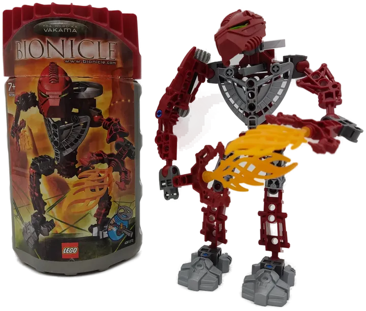 2 x Lego Bionicle - Toa Whenua Hordika VAKAMA & Vahki Zadakh - Bild 3