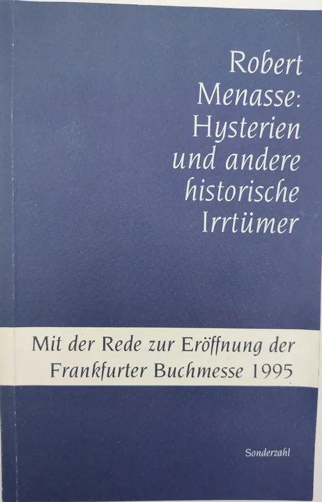 Hysterien und andere historische Irrtümer - Robert Menasse - Bild 1