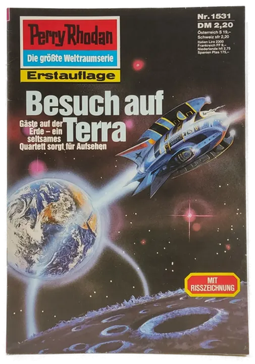 Romanheft Perry Rhodan Besuch auf Terra Erstauflage Nr. 1531 - Bild 1