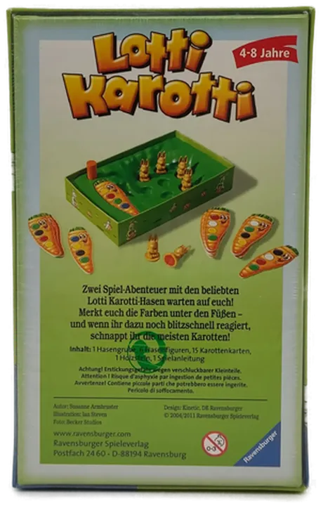 Lotti Karotti Mitnehmspiel Ravensburger 23162 1 originalverpackt - Bild 2