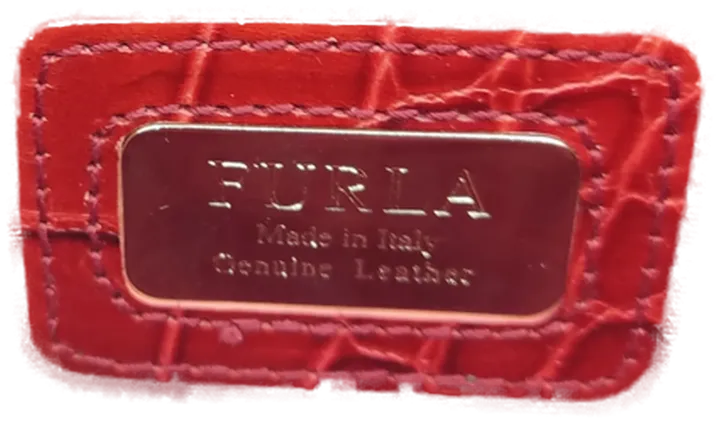 Furla Damen-Lederhandtasche in Rot, Neuwertig - Bild 2