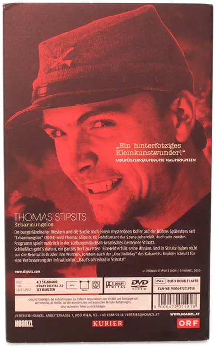 DVD Thomas Stipsits – Erbarmungslos (Best of Kabarett #67, Kurier Edition) - Bild 2
