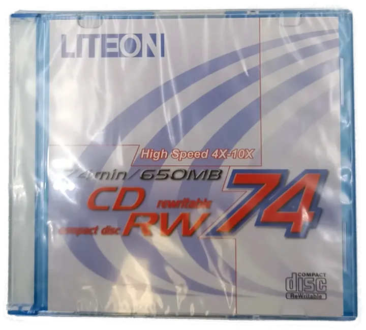Liteon CD-RW  High-Speed - 74 min / 650 MB wiederbeschreibbar - Bild 1