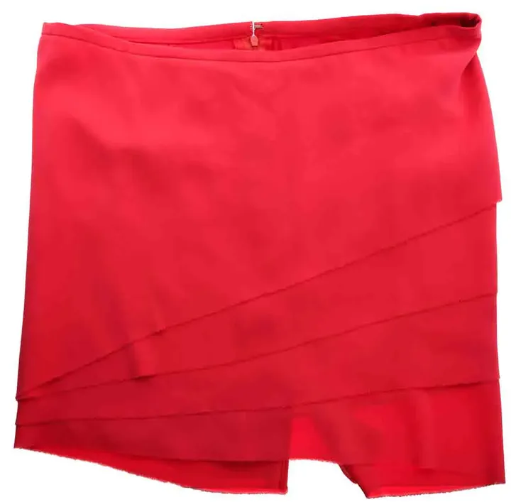 Gottfried Couture Rock, rot, 50cm, Reißverschluss, elegant M-L - Bild 1