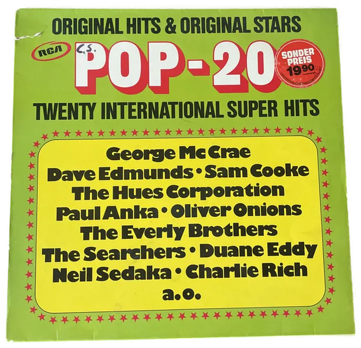 LP Schallplatte - POP-20  - Original Hits & Original Stars - Bild 1