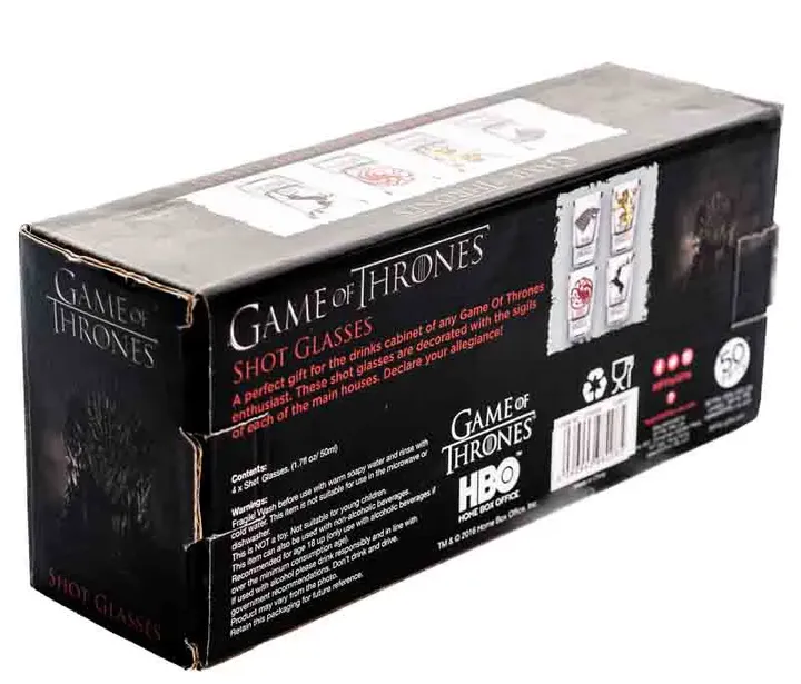 Game of Thrones 4 Shot Glasses-Set - Bild 3