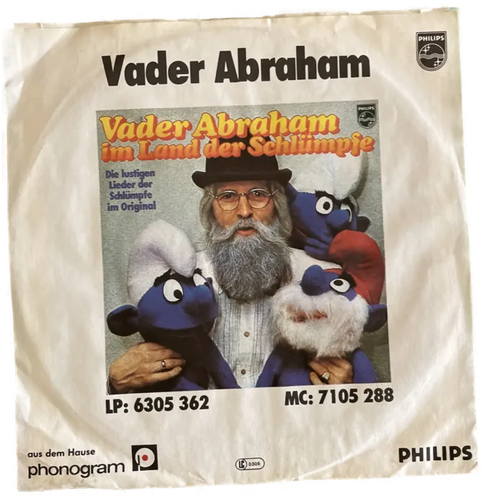 Singles Schallplatte - Vader Abraham - Was wird sein, fragt der Schlumpf; Warum? - Deutsche Originalaufnahme - Bild 2