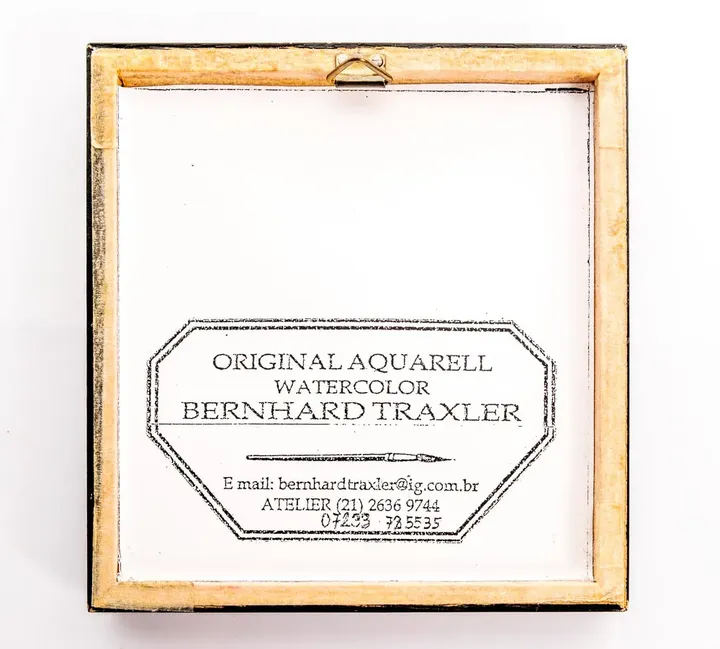 3 Miniatur Aquarelle von Bernhard Traxler gerahmt - Bild 3