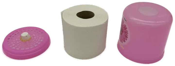 Gehäkelter Toilettenpapierhalter mit Puppenkopf Unikat Upcycling Badezimmer Home Decor - Bild 4