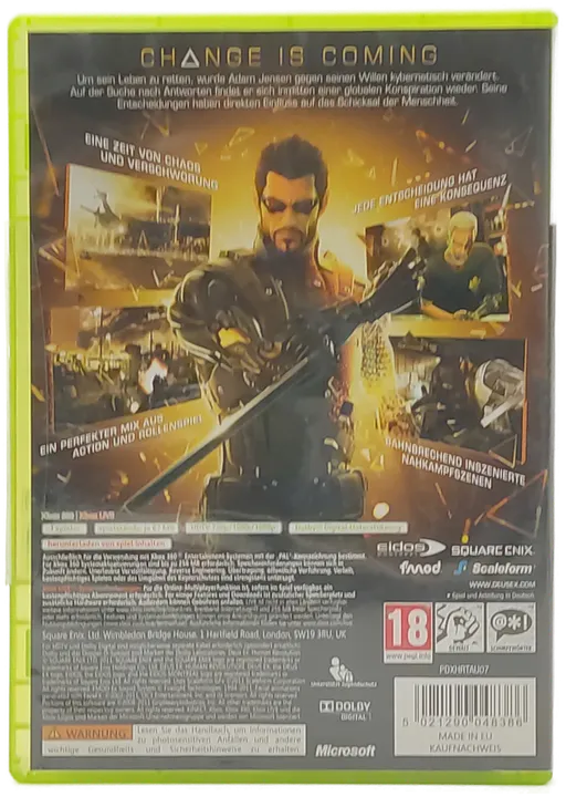 XBOX 360 Deus Ex Human Revolution & Too Human Bundle - Bild 2