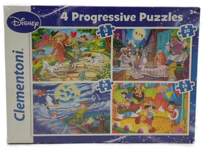 Disney Clementoni 4 Progressive Puzzles - Bild 1