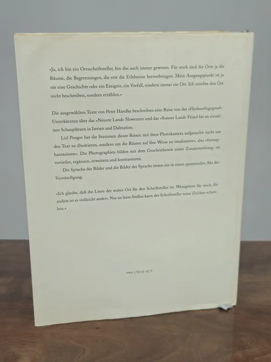 Ein Wortland, Peter Handke u. Lisl Ponger - Wieser - Bild 2