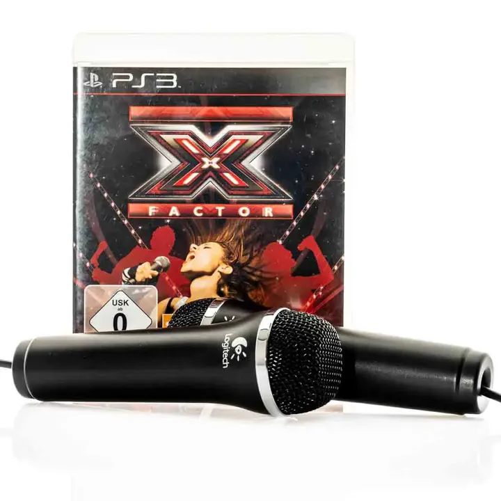 X-Factor für PS3 mit Mikrofon von Logitech, 2 Stück - Bild 1