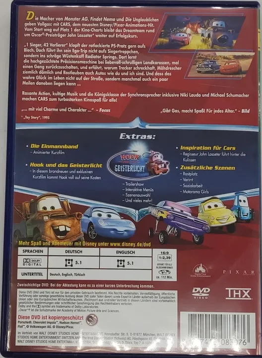 DVD Disney Pixar 