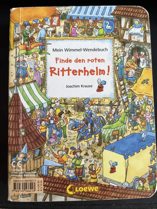 Mein Wimmel-Wendebuch - Finde den kleinen Bagger!/Finde den roten Ritterhelm! - Bild 2