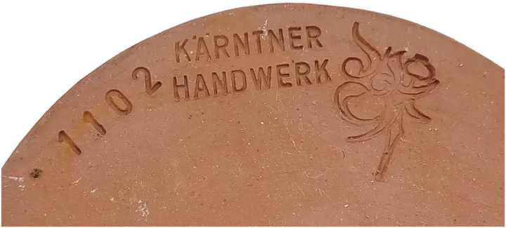 Kärntner Handwerk Vase braun  - Bild 2