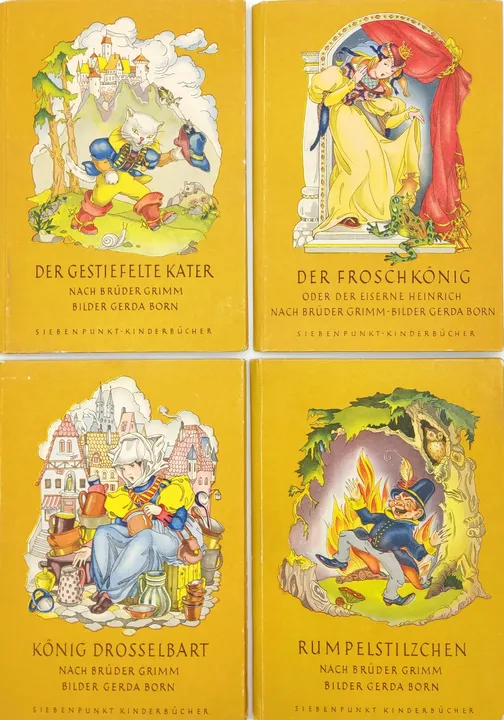 VINTAGE - Vier Märchen nach Brüder Grimm - Siebenpunkt-Kinderbücher - Bild 3