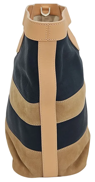 Max V. Koenig Damen Handtasche, marine/beige - mittel - Bild 2