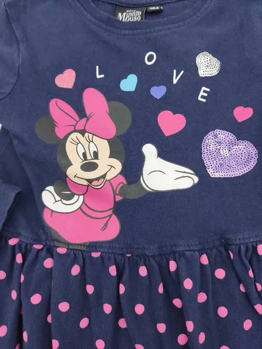 Disney Minnie Mouse Kinder Kleid marine/pink Gr. 104 - Bild 3