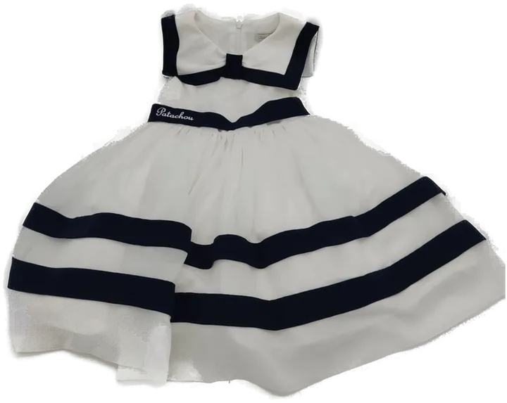 Patachou Kinder Kleid weiß/marine Gr. 98 - Bild 1