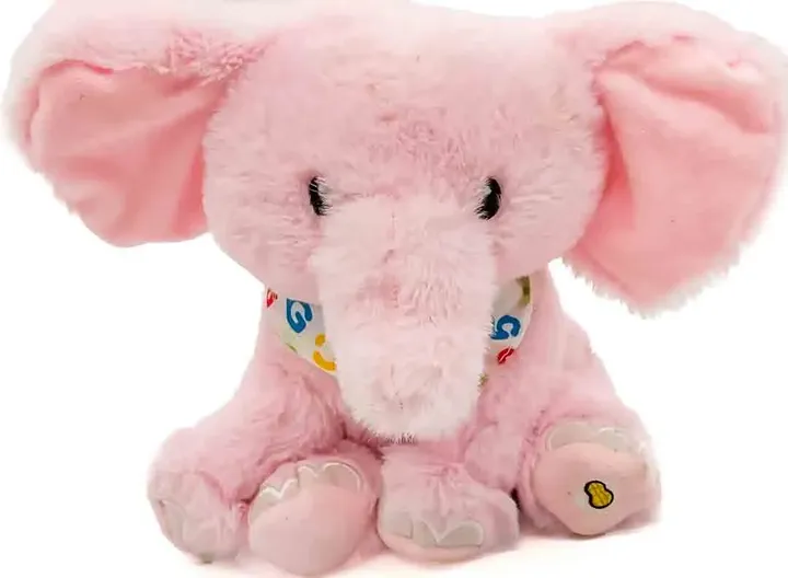 Smyths Toys Nr 208153 Big Steps Singender ABC Elefant pink Höhe ca 21cm - Bild 1