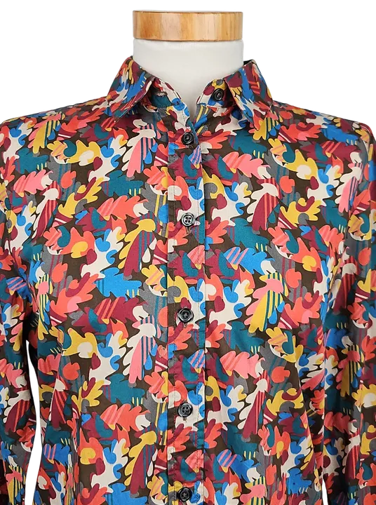Dantendorfer Damen Leinen Bluse, multicolor - Gr. XS  - Bild 4