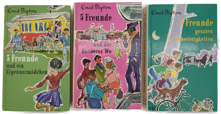 Enid Blyton: 5 Freunde Set (3 Bücher) Vintage - Bild 4