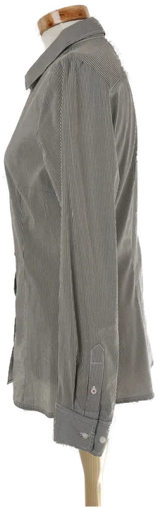 H&M Damen Bluse Grau Nadelstreifen - M/38 - Bild 2