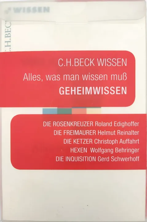 Die Geheimwissen Box - Helmut Reinalter, Roland Edighoffer, Christoph Auffarth, Wolfgang Behringer, Gerd Schwerhoff - Bild 1