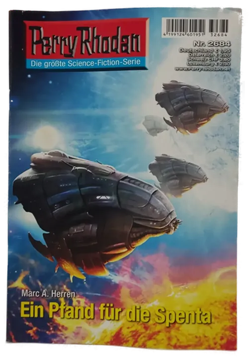 Romanheft Perry Rhodan Ein Pfand für die Spenta Erstauflage Nr.2684 - Bild 1