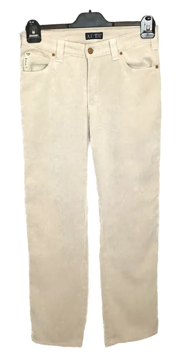 Armani Jeans Damen Hosen creme Gr. 29 - Bild 1