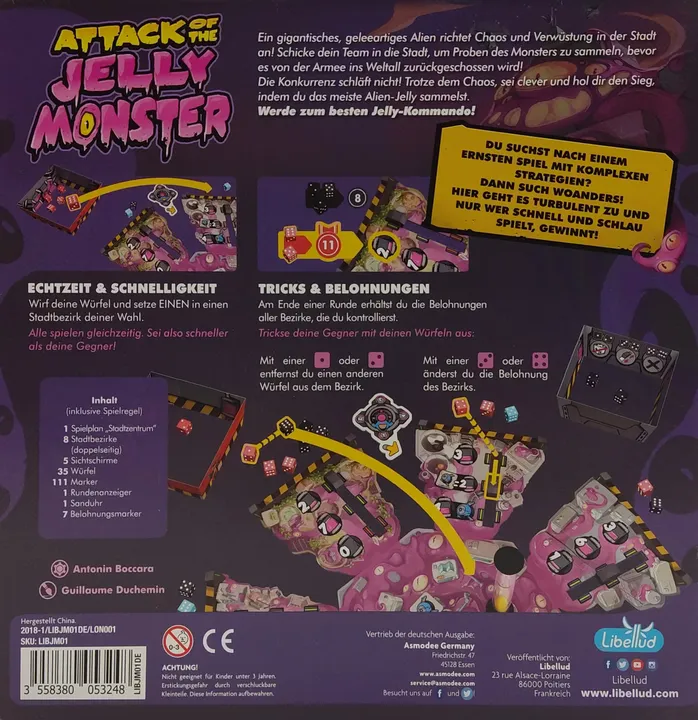 Attack of the Jelly Monster - Gesellschaftsspiel - Libellud - Bild 3