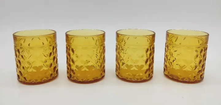 Vintage Gläser gelb Set 3tlg.  - Bild 1