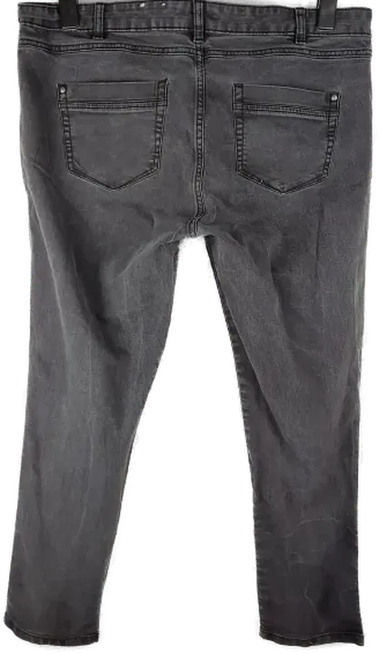 Jeans 'Bexleys Edition' lang mit Stretch, dunkelgrau mit Taschen, Größe 46 - Bild 3