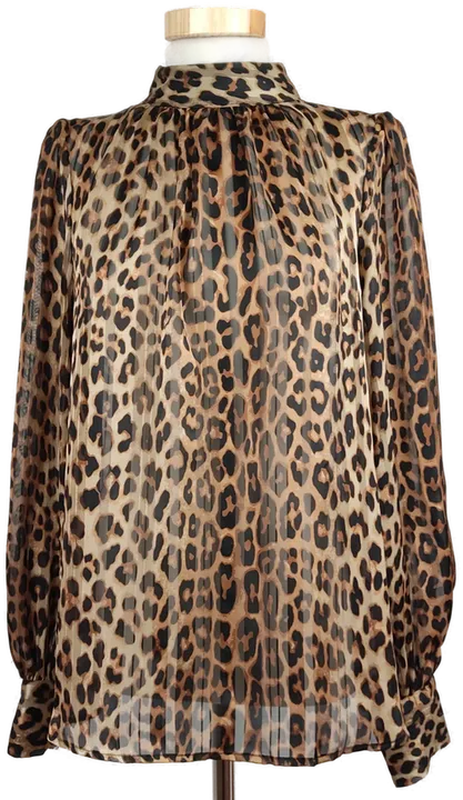 H&M Damen Bluse Leopardenmuster - S  - Bild 1
