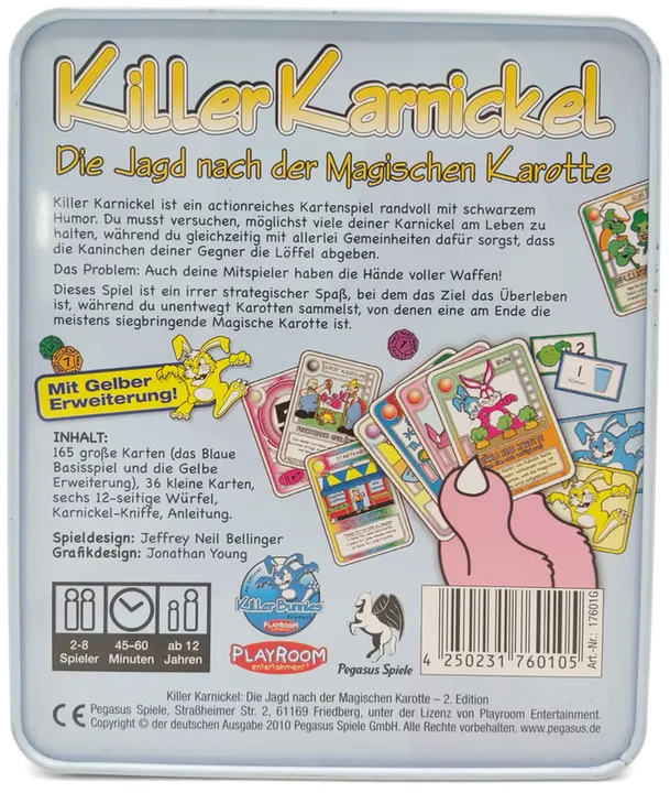 Killer Karnickel blaues Basisspiel - Gesellschaftsspiel, Pegasus  - Bild 2