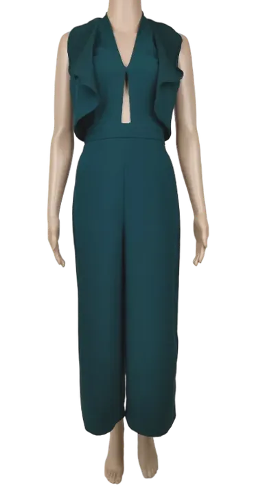 Zara Damen Jumpsuit dunkelgrün - Gr. S - Bild 1