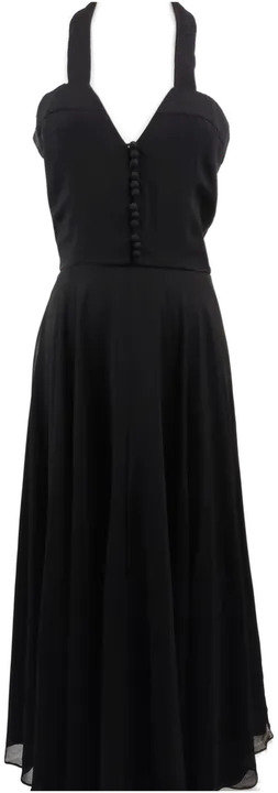 Thea porter Damenmaxikleid schwarz - 38/ M - Bild 1