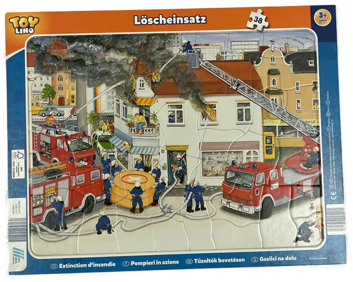 Kinderpuzzle (3er Pkg.) Polizei, Feuerwehr, Feuerwehr ab 3 Jahre - Bild 2