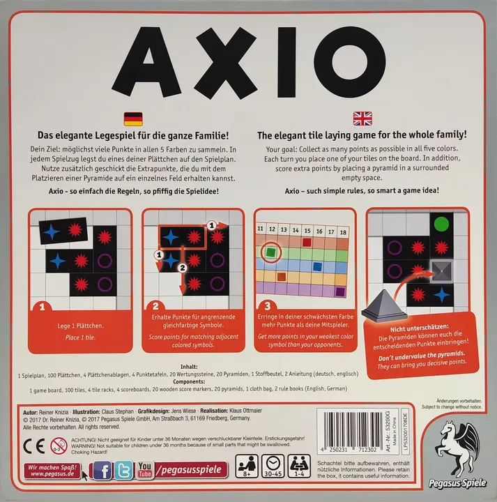 AXIO - Legespiel - Pegasus Spiele  - Bild 2