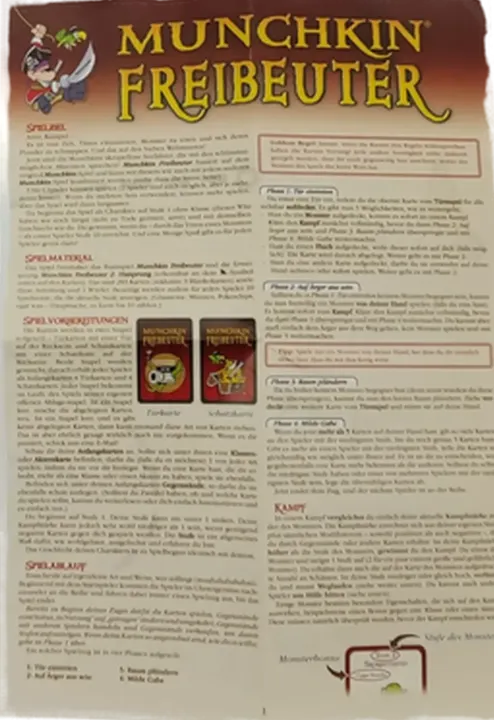 Pegasus Spiele / Munchkin Freibeuter, Basisspiel + Erweiterung  - Bild 3