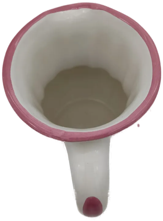 Gmundner Keramik rosa Tupfen Milchkrug Höhe: 15 cm - Bild 3