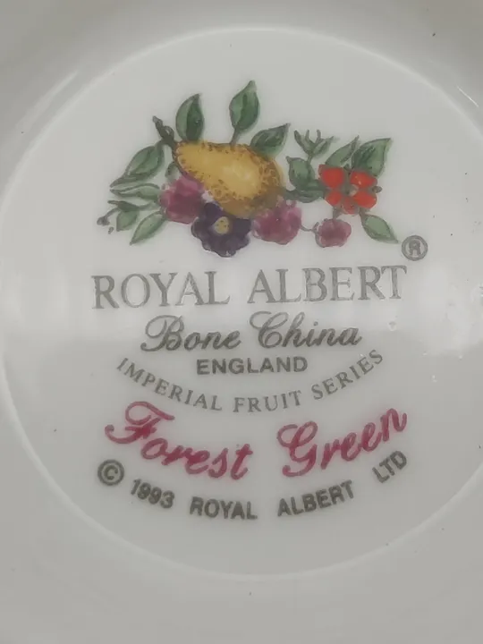 6x Tassen und Untertassen der Royal Albert England Fruit Series  - Bild 5